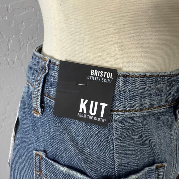 KUT Bristol Skirt- Medium Wash, 2 - Picture 5 of 7